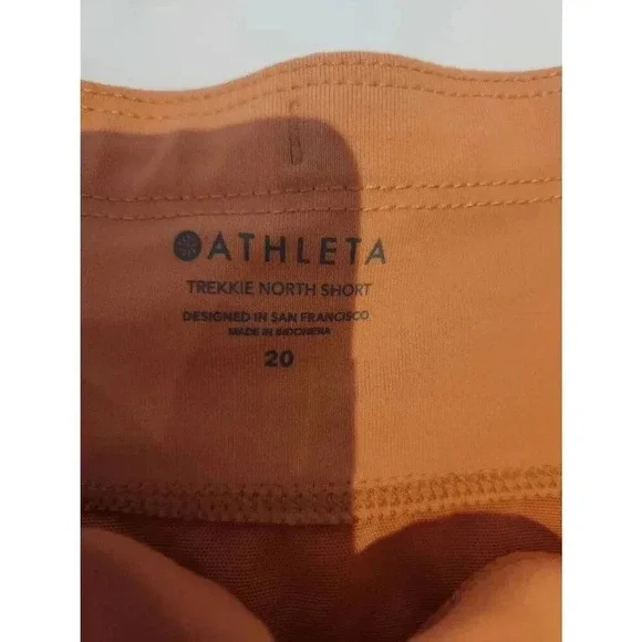 Athleta Trekkie North Short Orange Size 20. - Picture 5 of 10